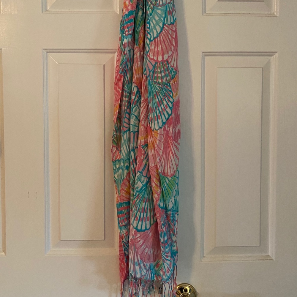 Lilly Pulitzer Shell Print Scarf